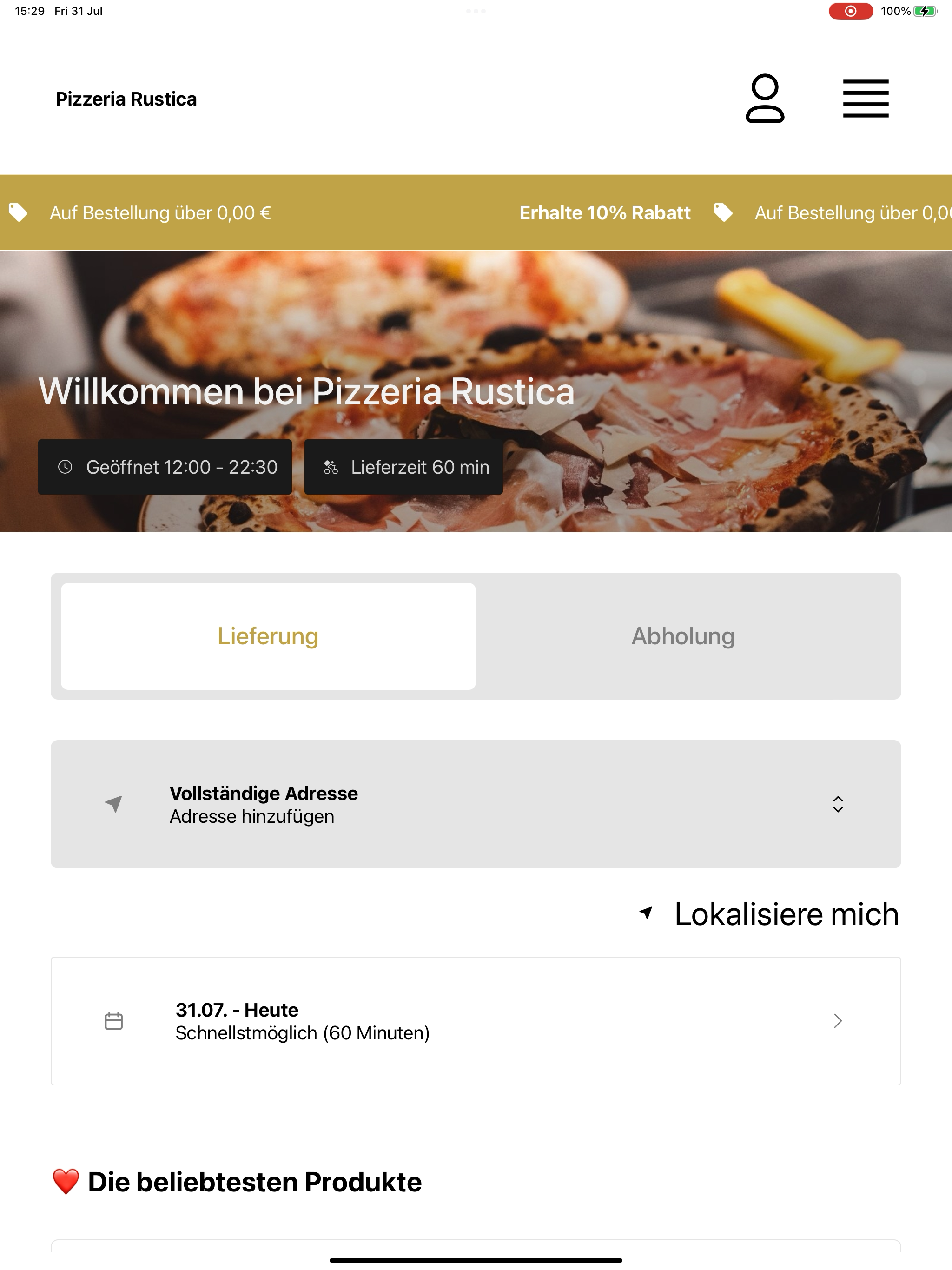 Pizzeria Rustica screenshot 10