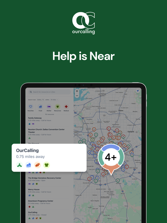 OurCalling iPad screenshot 1 - Lifestyle app