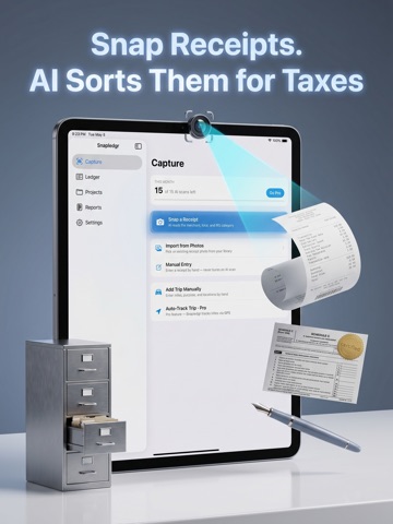 Snapledgr: Schedule C Taxes iPad screenshot
