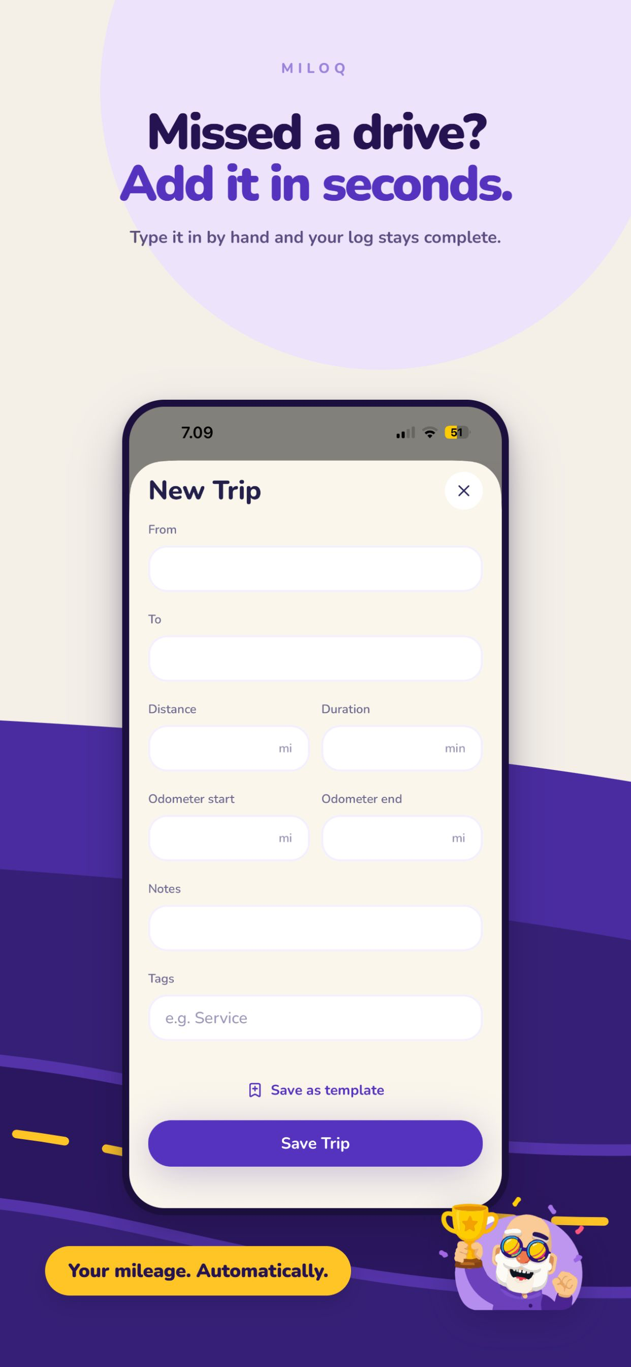 MILOQ: Mileage Tracker screenshot 7