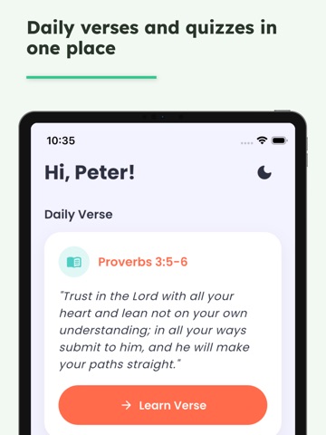 Bible Trivia - Memorise verse iPad screenshot