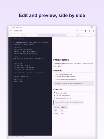 App screenshot