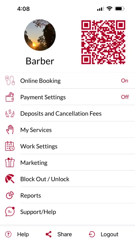 Ring My Barber: Booking App screenshot 1 of 7