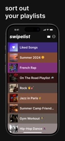 swipelist: clear your playlist screenshot