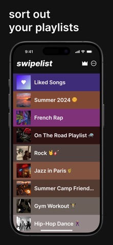 swipelist: clear your playlist Screenshot 1 of 3