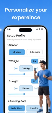 GPS Running & Run Tracker App iPhone screenshot