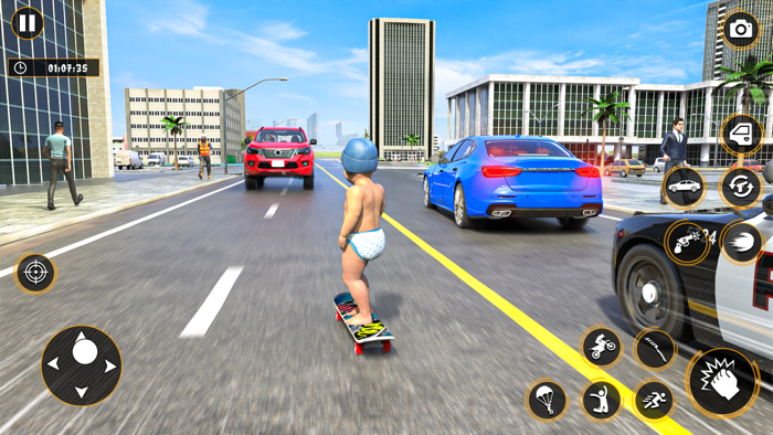 Baby Hero Super Baby Sim 3D