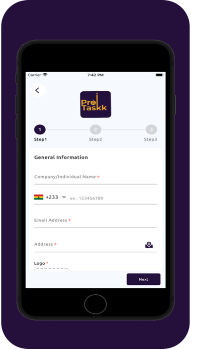 ProTaskk Provider screenshot