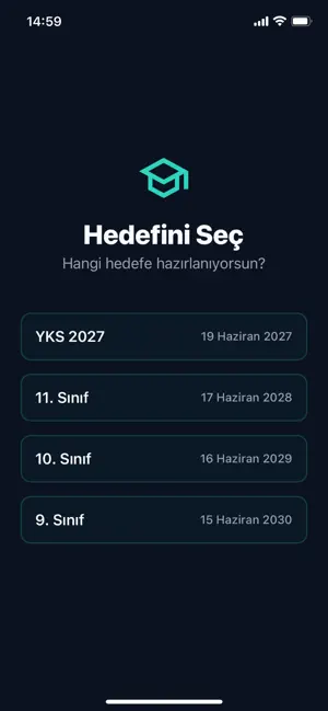 YKS Hedef Takip screenshot 1