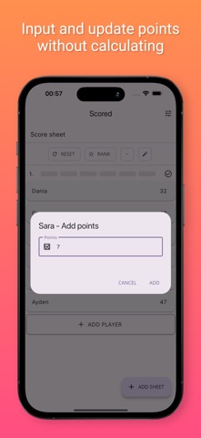 Scored: Simple Scorekeeping screenshot