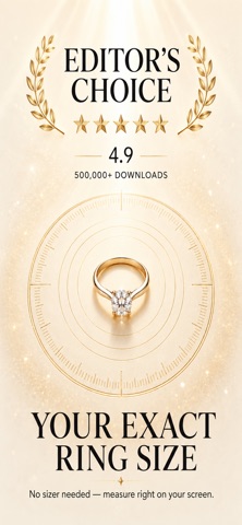 Ring Size Finder & Measure iPhone screenshot