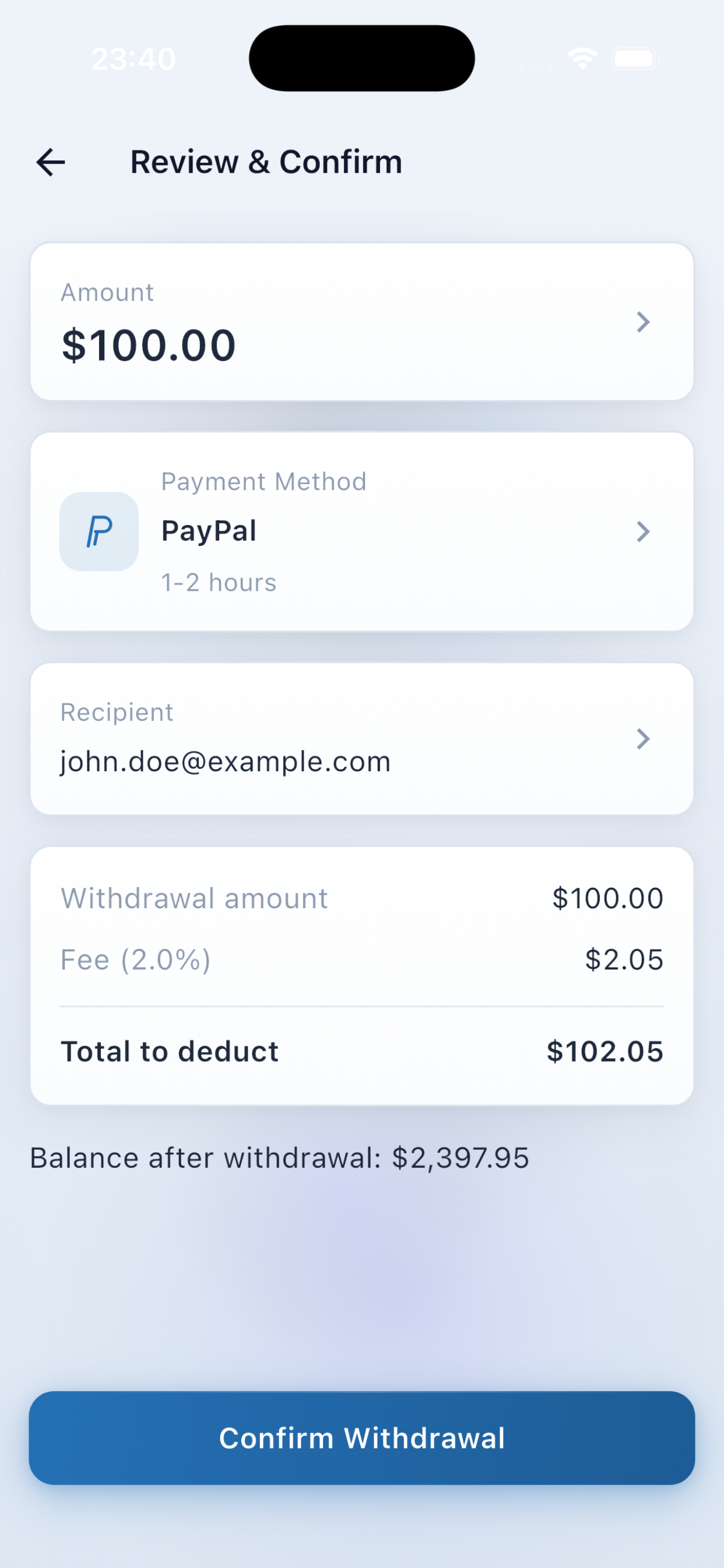 GIM Pro — Global Payouts