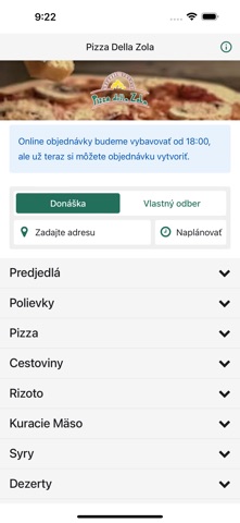 Pizza Della Zola screenshot