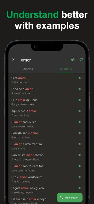 Fado: Portuguese Dictionary screenshot 4