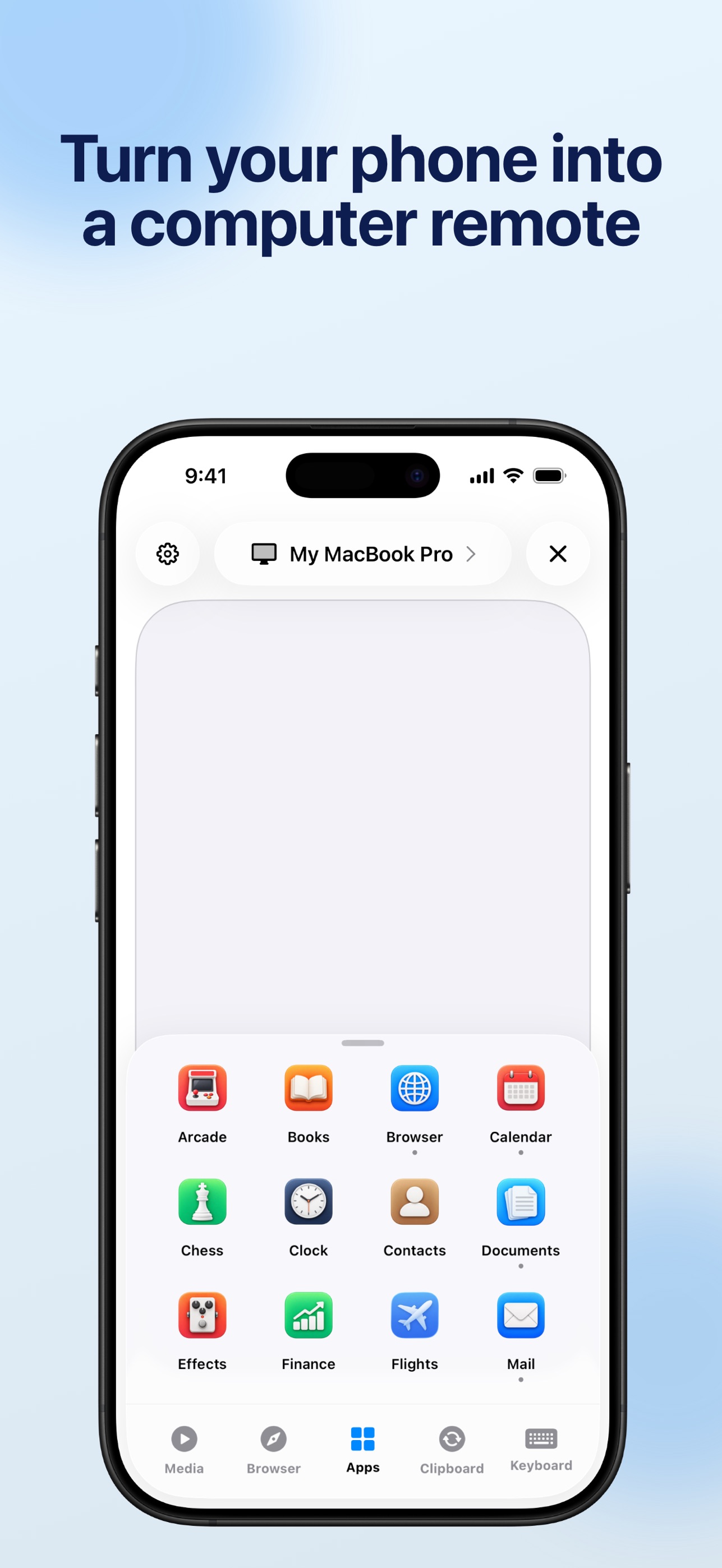 Screenshot 1 of Tappio: Computer Remote