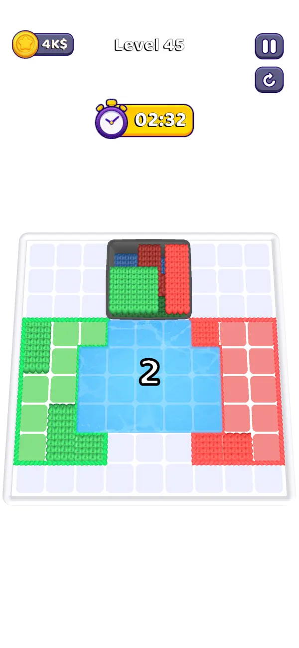 #6. Color Sort Blocks (iOS) By: tiplay studio