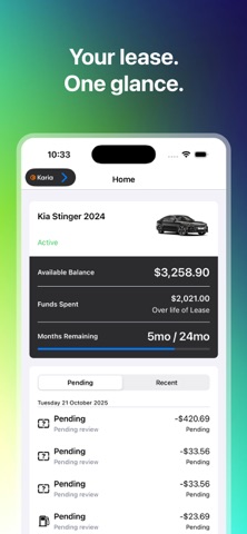 Novated Driver screenshot