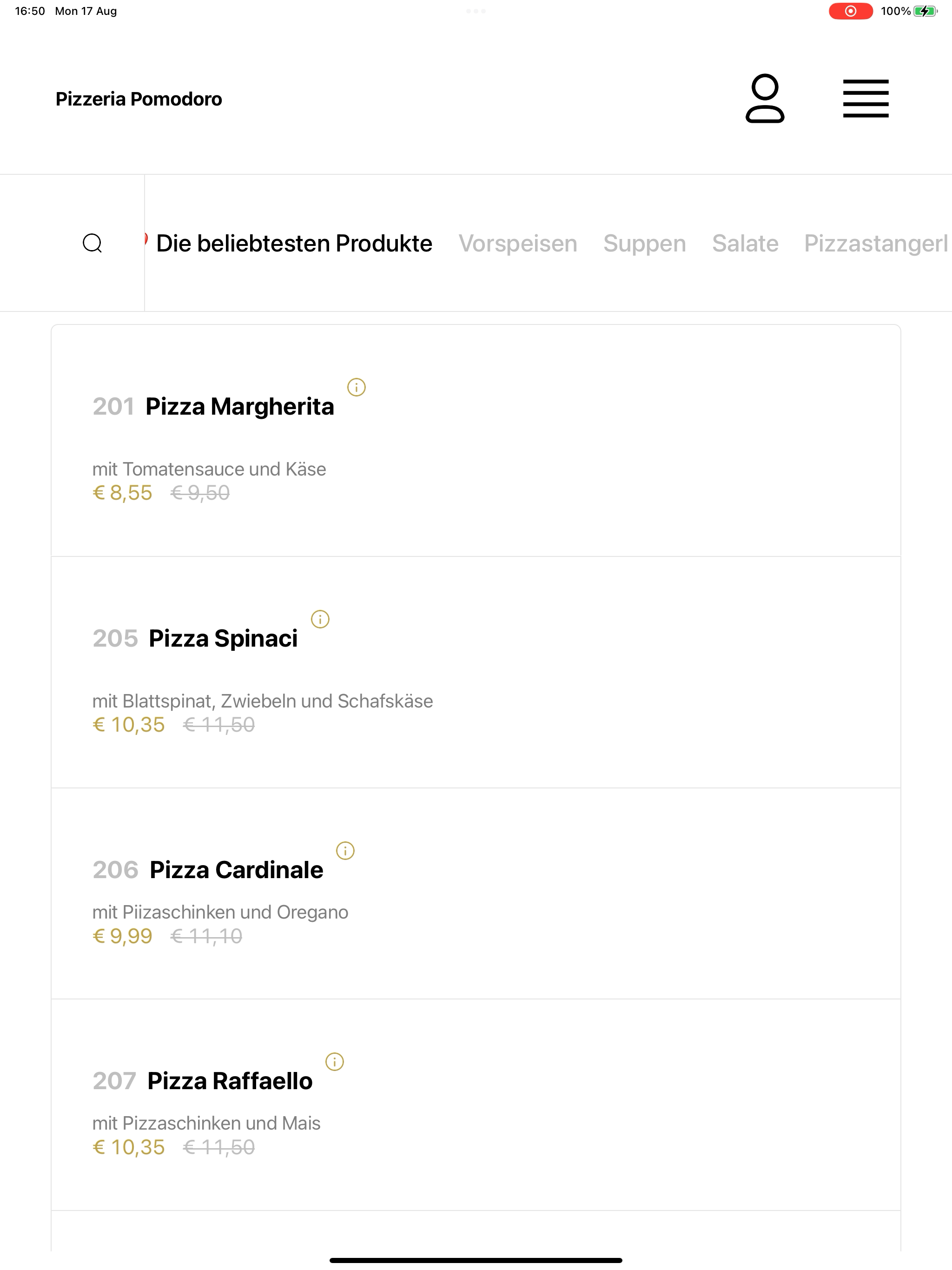 Pizzeria Pomodoro screenshot 14