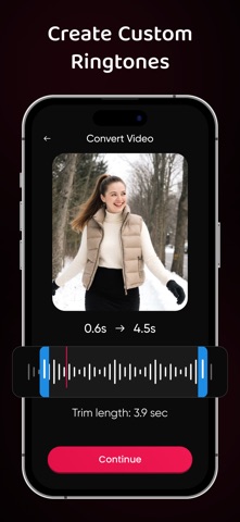 MP3 Ringtone Audio Cutter iPhone screenshot