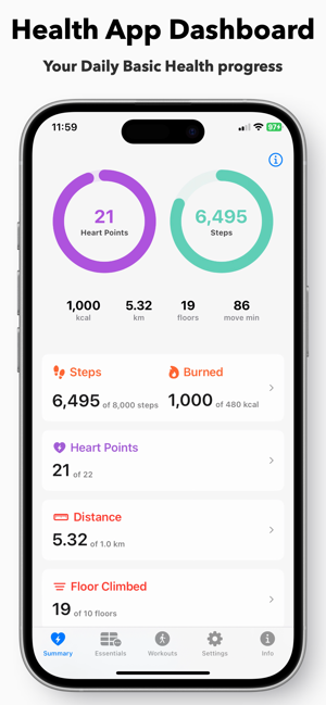 Health Widget: My FitWidget Screenshot