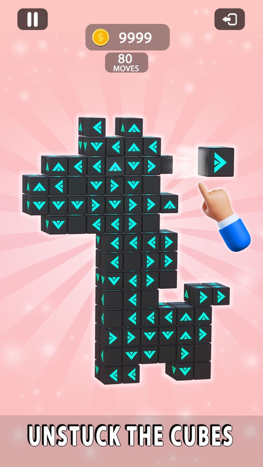 #9. Tap Away 3D Block Puzzle Fun (iOS) 由: Qaisar Rehman