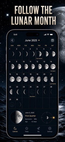 月相·农历日历·月亮追踪预报 screenshot