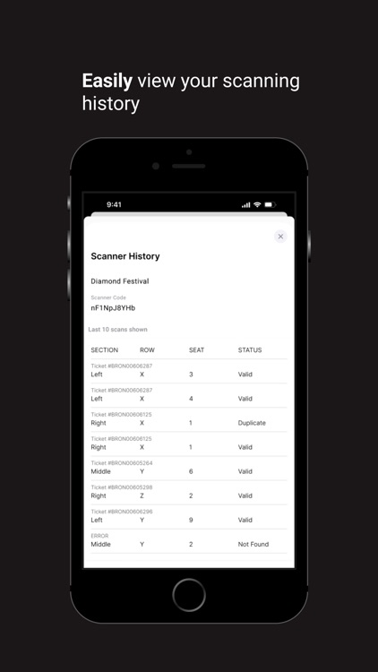 EventMania Ticket Scanner screenshot-4