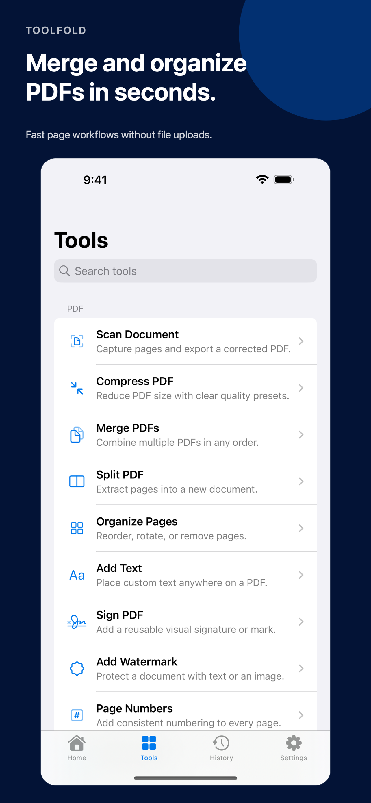 Toolfold: PDF & Image Tools screenshot 2