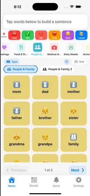 Speech AAC screenshot 1