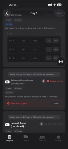 bld: hypertrophy periodization screenshot