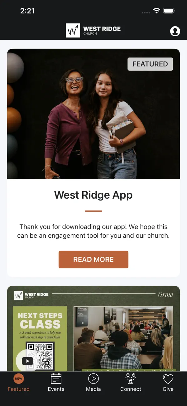 Screenshot #1 pour West Ridge Church