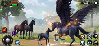 Magic Pegasus Dark Flying 3D Screenshot 3 of 5