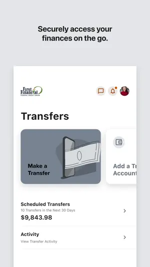 First Financial Mobile Banking screenshot 2
