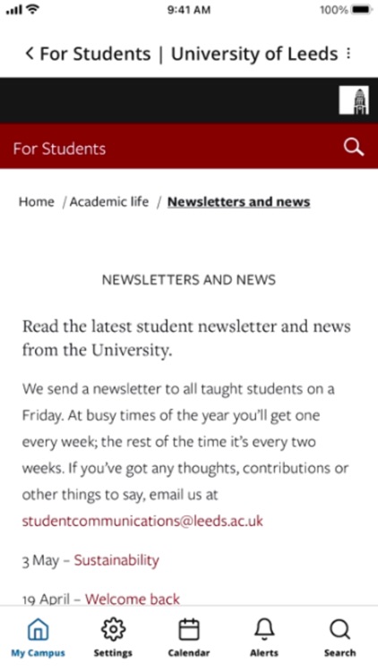 UniLeeds screenshot-4