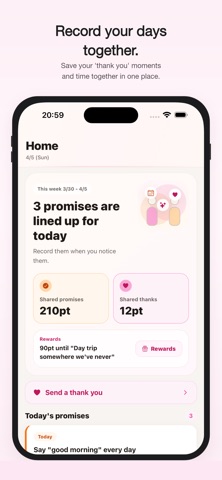 Pairlog–Couple's Diary&Promise screenshot