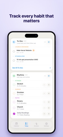 Envision: Goal & Habit Planner screenshot