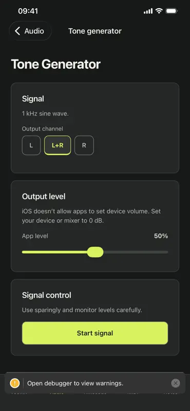 Side Stage Audio Tools screenshot 5 of 6