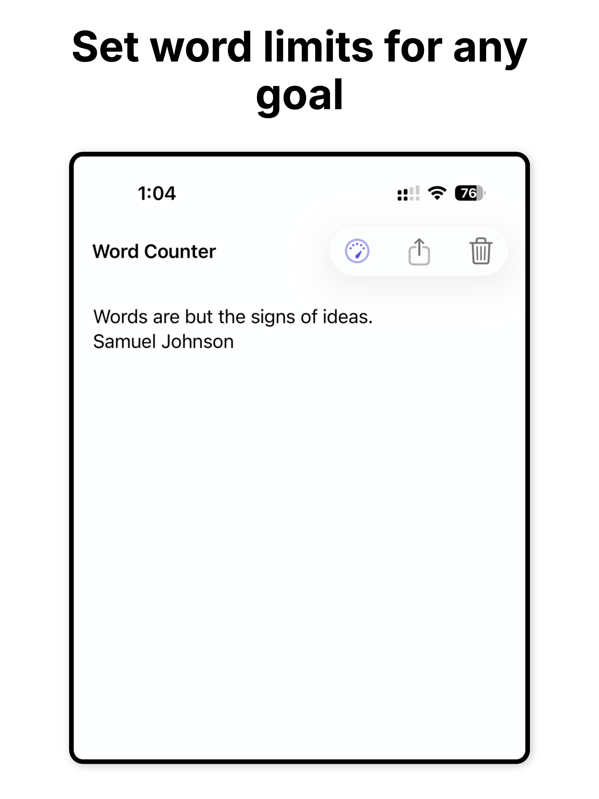 Word Counter - Character Count