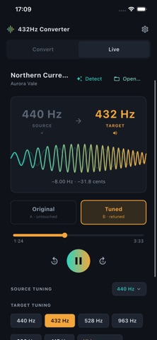 432Hz Frequency Converter Screenshot 2 of 3