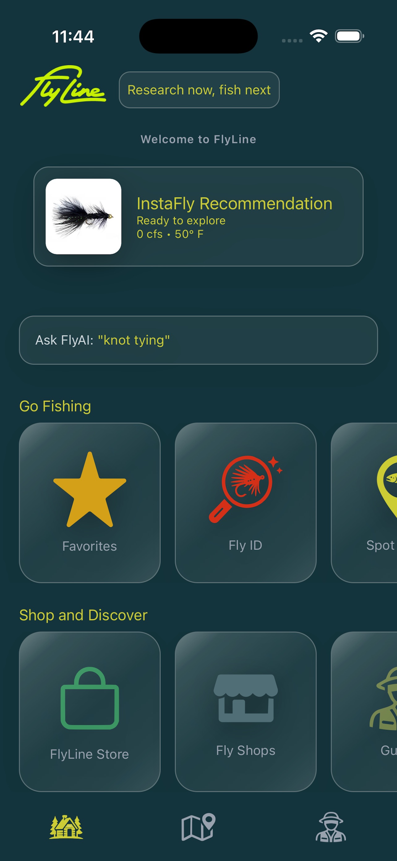 Screenshot 1 of FlyLine Fly Fishing Toolkit