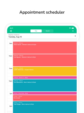 Schedulista: Online Scheduling iPad screenshot