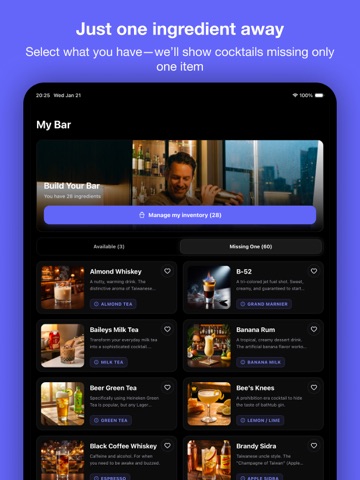 HomeBarTonight iPad screenshot