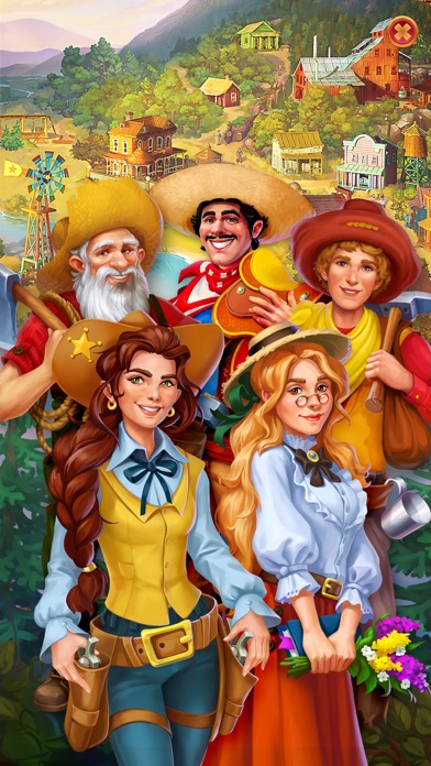 Jewels of the Wild West: Match Screenshot