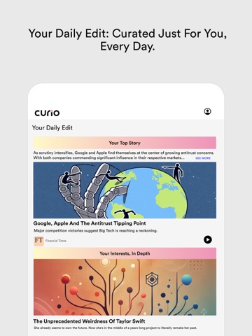 Curio - Trusted News Companionのおすすめ画像4