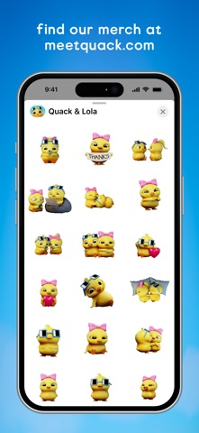 QUACK AND LOLA ™ Stickers screenshot