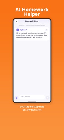 Big Brain Homework Helper iPhone screenshot