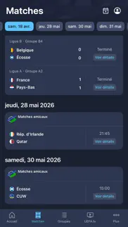 uefa euro, nations league iPhone Captures Décran 4