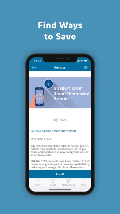 City Utilities – My Account Screenshot