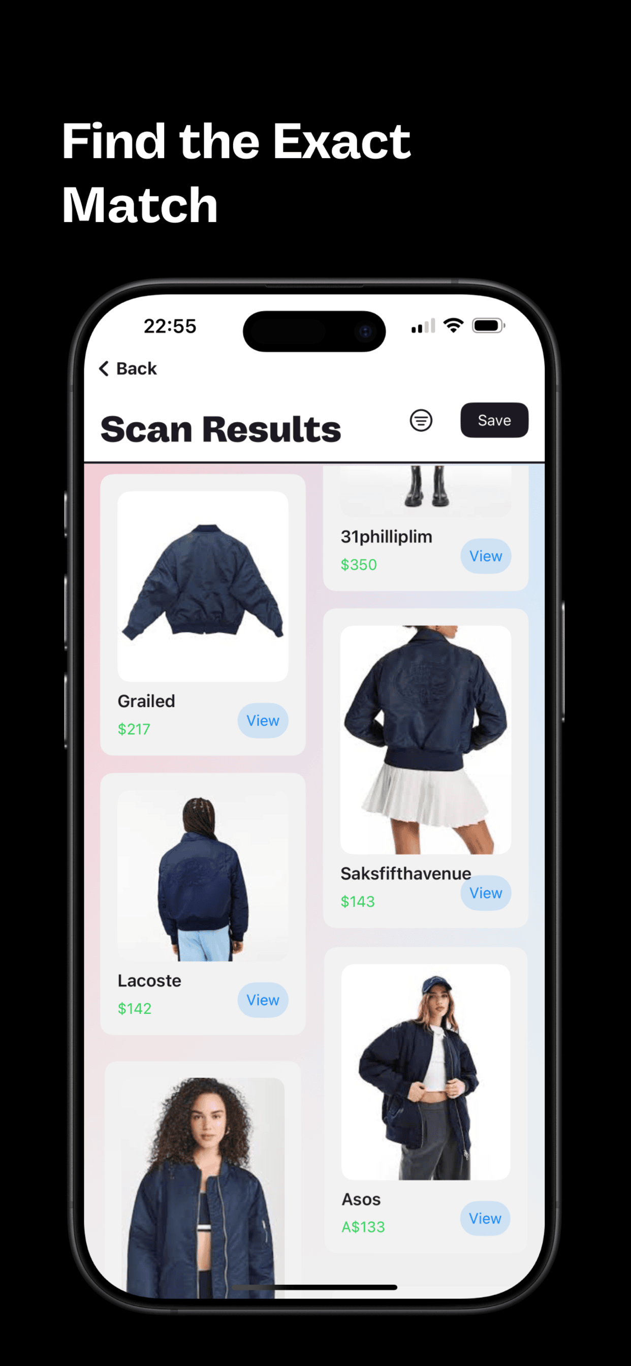 Fit Finder - Clothing Scanner screenshot 4