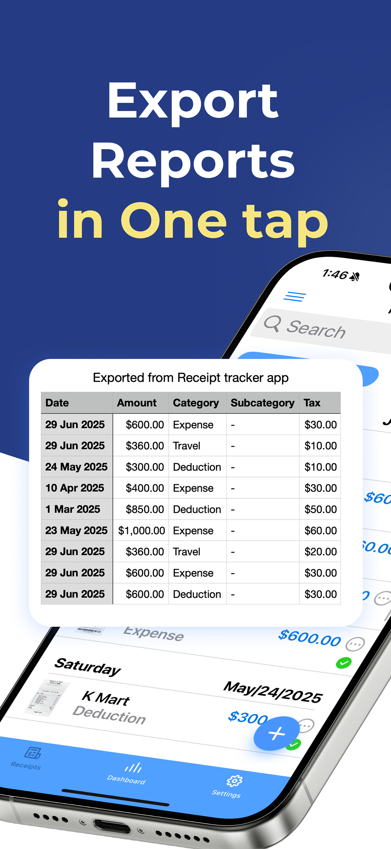 Receipt Tracker - Tax Return screenshot 7